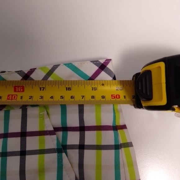 Izod men neon green and purple golf shorts size 38 - Picture 8 of 8